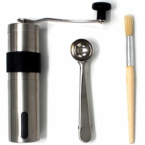 HIKUUI 1 Set Manual coffee grinder + Hairbrush+Measuring spoon, Kitchen Tools Se&hellip;