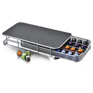 Coffeeware Sets: High quanlity Coffee Pods Holder Storage Drawer Coffee Capsules Organizer for 40pcs Nespresso
