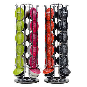Coffeeware Sets: 1PC Coffee Pod Holder Rotating Rack Coffee Capsule Stand Capsules Storage for 24 PCS Dolce Gusto
