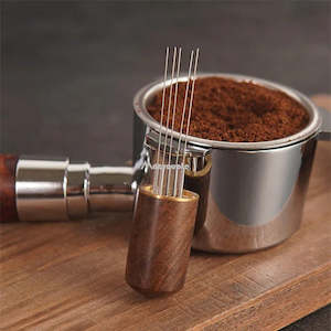 Coffee Tampers: Stainless Steel Coffee Powder Tamper Espresso Powder Stirrer Distributor Leveler Tools Cafe Stirring