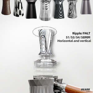 Coffee Tampers: Adjustable Depth Coffee Tamper Calibrated Steady Pressure Espresso Distributor Stainless Steel Force