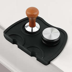 Coffee Tampers: Espresso Coffee Tampers Mat Silicone Tamper Holder Corner Mat Pad Anti-skid Tamper Mat Barista