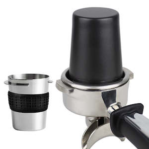 Coffee Tampers: Stainless Steel Coffee Dosing Cup Powder Feeder Part Espresso Machine Dosing Cup
