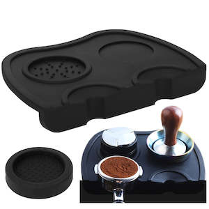 Coffee Tampers: Espresso Coffee Tampers Mat Fluted Coffee Tampering Corner Mat Pad Anti-skid Food Safe Silicone