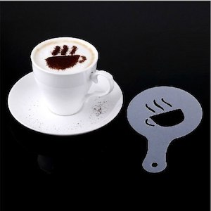 Stencils: 38 Coffee Decorating Stencils, Facemile Coffee Art Stencils Barista Template for All Kinds of Mousse