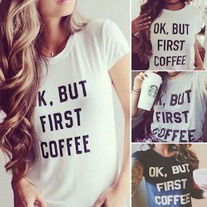 T Shirts: Summer Women Casual T Shirt Letter Tees Print Pattern Tshirts Short Sleeve O Neck Brief Shirt/OK