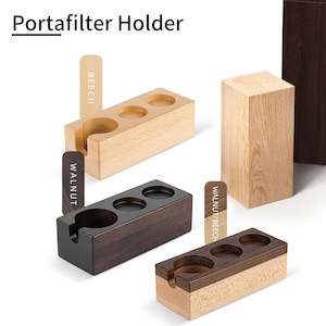 Tamper Distributor: Coffee Distributor & Tamper Station Portafilter Stand Espresso Tamping Mat Non-Slip Base 51-58mm