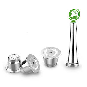 Filters: iCafilas Reusable Nespresso Coffee Capsule | Stainless Steel Filter Pod for Espresso & Rich Crema