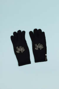 Portal Drift Merino Gloves - Black Beauty