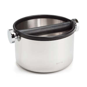 Motta Espresso Coffee Knock Box / Dump Bin | 165mm | Stainless Steel