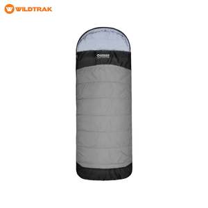 Bedding: Wildtrak Murray Hooded Jumbo Sleeping Bag 0-5°C (90 x 240cm)