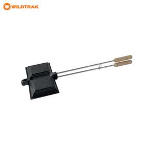 Adventure Camping: Wildtrak Jaffle Iron Double 39cm Handle