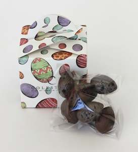 Easter: 8 Praline Eggs - Dark Chocolate