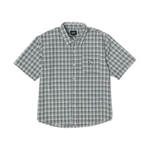 HUF - H STAR PLAID S/S SHIRT - LINEN (AU)