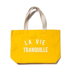 The Quiet Life: The Quiet Life - La Vie Tranquil Tote - Yellow
