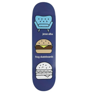 B2b Express: Frog Skateboards - Ghost Burger (Jesse Alba) Deck