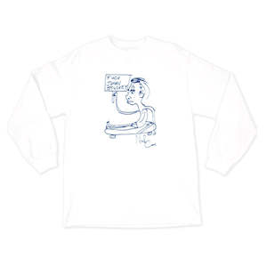 Apparel: WKND - Fuck Johan Ls Tee - Wht M