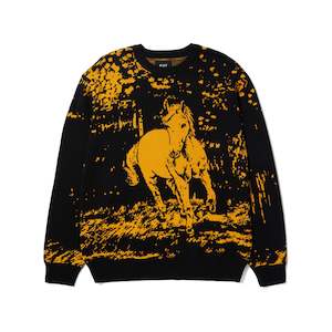 Soft Goods 2 3: HUF Worldwide - #5 HORSE CREWNECK SWEATER