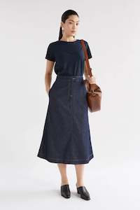 DENYM SKIRT - AUTHENTIC BLUE WASH