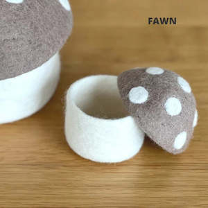 Sheep Ish Design: Mini Toadstool Trinket Box - 3 Colours