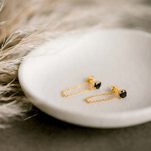 Silver Linings Collective: Miles Dropper Earring - Gold