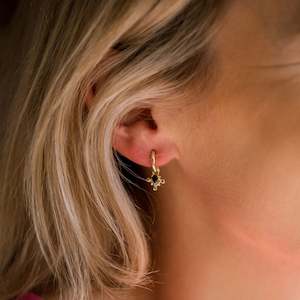 Silver Linings Collective: Monarchy Hoops - Gold