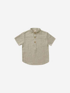 Rylee Cru: Mason Shirt - Sage Gingham