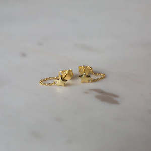 Sophie: TWINKLE CHAIN STUDS