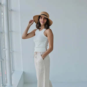 SO SHADY XS - Natural with black Ribbon