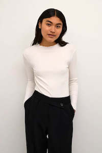 Karen By Simonsen: Candace Long sleeve - Egret