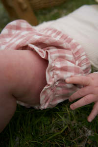 Mila Bloomers - Blush Gingham