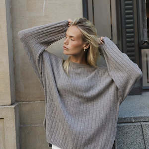 Coats: RELAXED JUMPER - Donkey