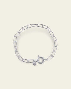 Heritage Paper Clip Chain Bracelet 19cm - Gold