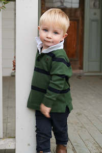 The Bodhi Knit - Green/Navy