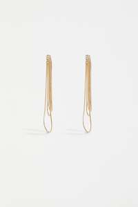 LANS DROP EARRING - Gold