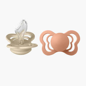 Bibs: Couture, Silicone - Vanilla/Peach - (2pk)