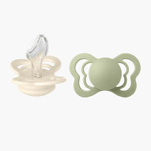 Bibs: Couture, Silicone  - Ivory/Sage - (2pk)