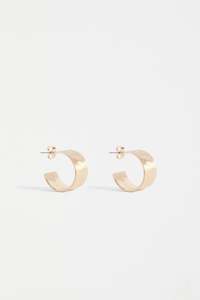 GILD HOOP EARRING - Gold