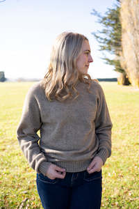 Lily Crew neck jumper - Natural