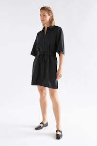 LLINEN DRESS - Black
