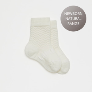 Lamington: Merino Wool Crew Socks | Baby | Pearl