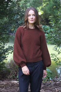 Lothlorian Knits: Cirrus jumper - Russet