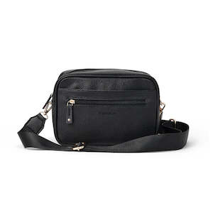 HARPER CROSS BODY BAG Black Pebble