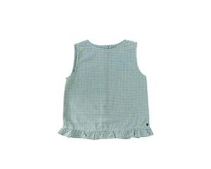 Bonnie cami top - Green/White Gingham