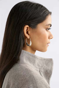 Siita Hoop Earring- Silver
