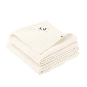 Bibs: Muslin Cloth 2 pack | Ivory