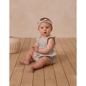 Chiara Romper - Eucalyptus Gingham