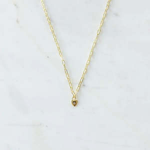 SWEETHEART MINI LINK NECKLACE - Gold