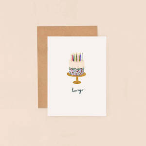 Cards: Hooray Cake - Card