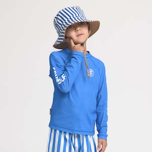 Long Sleeve Rash Vest - Deep Sea Blue